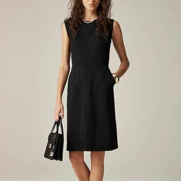 J. Crew Dresses & Skirts - J.Crew Resume Dress Italian Wool Blend Black Size 18 NWT